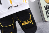 Kid Boy Autumn Letters Long Sleeve  Sport Letter Suit 2 Pcs Sets