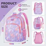 Kid Girl Boy Water Resistant Bookbag Backpack for Work College and Travel