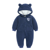 Baby Newborn One-piece Thickened Fleece Rompers