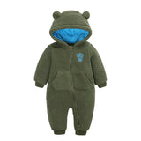 Baby Newborn One-piece Thickened Fleece Rompers