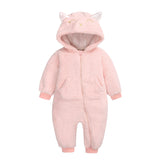 Baby Newborn One-piece Thickened Fleece Rompers