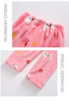 Kid Baby Girl Double-sided Velvet Plush Thickened Warm Pajamas