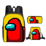 Backpack Game Set for Primary and Secondary Schoolbag Three Piece