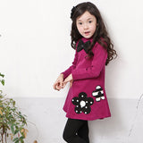 Kid Baby Girls Stylish Embroidered Flower Dresses