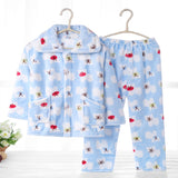 Kid Baby Girl Boy Winter Autumn Thick Loungewear Pajamas