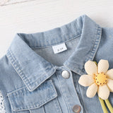 Kid Baby Girl Lace Trim Dress Belt Dress