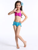 Kid Girls Bikini Swim Tail Mermaid Swimsuit