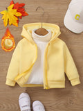 Baby Girl Boy Cozy Jacket Soft Warm Zip-Up Coat