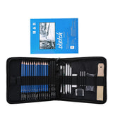 35pcs  Professional Sketching Drawing Pencils Kit Set