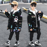 Kid Boy Down Cotton Jacket Winter Thick Coat