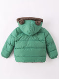 Kid Boys Girls Cute Winter Thermal Fleece Warm Long Sleeve Jacket Coat