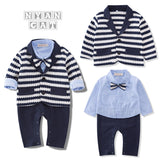 Baby Boy Spring Autumn Gentlemen Long Sleeve 3 Pcs Sets