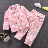 Kid Baby Boy Autumn Winter Thickened Winter Pajamas