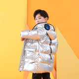 Kid Boy Down Cotton Wadded Winter Jacket Coats