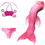 Kid Girls Swimsuit Performance Mermaid Tail Bikini