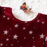 Kid Girl Fashion Christmas Red Dress