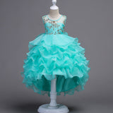 Kid Girl Princess Cake Puffy Show Dresses