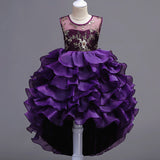 Kid Girl Princess Cake Puffy Show Dresses