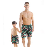 Family Matching Parent Child Swimwear Quick Drying Beach Pants