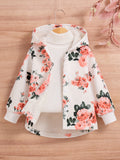 Kid Baby Girl Winter Cartoon Jacket Soft Polyester Coats