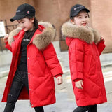 Kid Girl Down Cotton Jacket Thickened Winter Coats