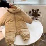 0-3T Baby Jumpsuit Thick Winter Romper