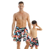 Family Matching Parent Child Swimwear Quick Drying Beach Pants