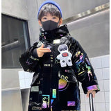 Kid Boy Winter Fashion Trends Cotton-padded Coats Jackets