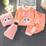 Kid Baby Girls Home Autumn Winter Suit Pajamas