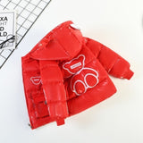 Kid Boy PaddedDown Plush Warm Thickened Jacket Coats