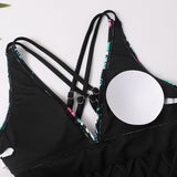 Family Matching Printed One Piece Bikini Parent-child Swimwear