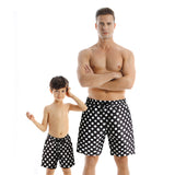 Family Matching Parent Child Swimwear Quick Drying Beach Pants