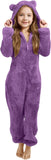 3-15Y Kids Girl Boy Onesie Fleece Sherpa Lined Warm Pajamas