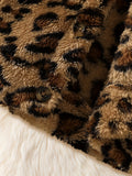 Baby Girl Stylish Leopard Pattern Cardigan Coat Jackets