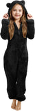 3-15Y Kids Girl Boy Onesie Fleece Sherpa Lined Warm Pajamas