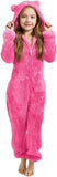 3-15Y Kids Girl Boy Onesie Fleece Sherpa Lined Warm Pajamas