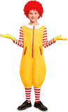 5 PCS 3-14T Unisex Kids Clown Halloween Costume Zip Up Fun Circus Jumpsuit