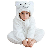 0-4T Infant Baby Halloween Costume Animal Hooded Romper Outfit