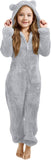3-15Y Kids Girl Boy Onesie Fleece Sherpa Lined Warm Pajamas