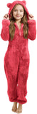 3-15Y Kids Girl Boy Onesie Fleece Sherpa Lined Warm Pajamas