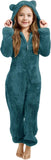 3-15Y Kids Girl Boy Onesie Fleece Sherpa Lined Warm Pajamas