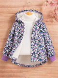 Kid Baby Girl Winter Cartoon Jacket Soft Polyester Coats