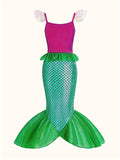 Kid Girls Sequin Mermaid Party Performance Mardi Dresses