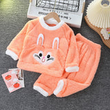 Kid Baby Girls Home Autumn Winter Suit Pajamas