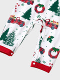 Christmas Family Matching Allover Xmas Long-sleeve Pajamas Sets