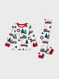 Christmas Family Matching Allover Xmas Long-sleeve Pajamas Sets