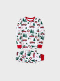 Christmas Family Matching Allover Xmas Long-sleeve Pajamas Sets
