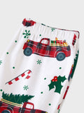 Christmas Family Matching Allover Xmas Long-sleeve Pajamas Sets
