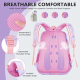 Kid Girl Boy Water Resistant Bookbag Backpack for Work College and Travel