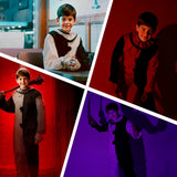 4-12Y Kids Clown Scary Killer Horror Terrified Halloween Cosplay Costume